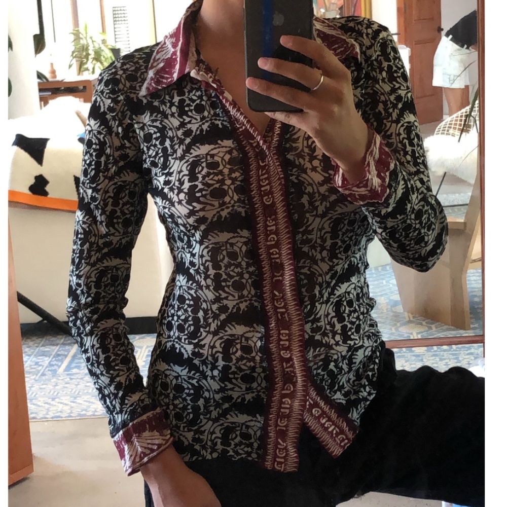 Jean Paul Gaultier Maille button up Medium